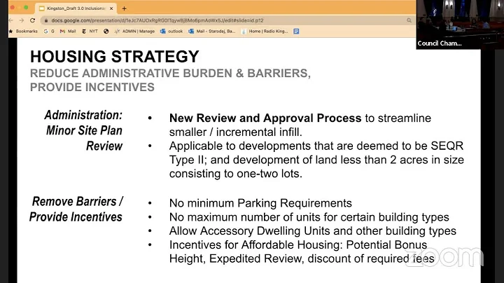 Public Zoning Session: Inclusionary Zoning/Housing Provisions 3-16-2023