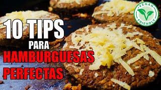 HAMBURGUESAS VEGANAS de lentejas  NO se DESARMAN  soyvelen