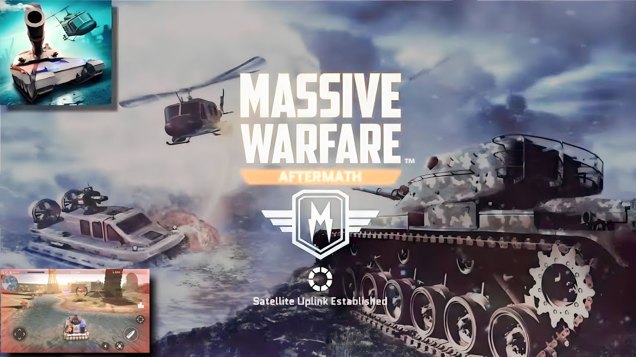 Massive Warfare Gameplay : Gunship Battles