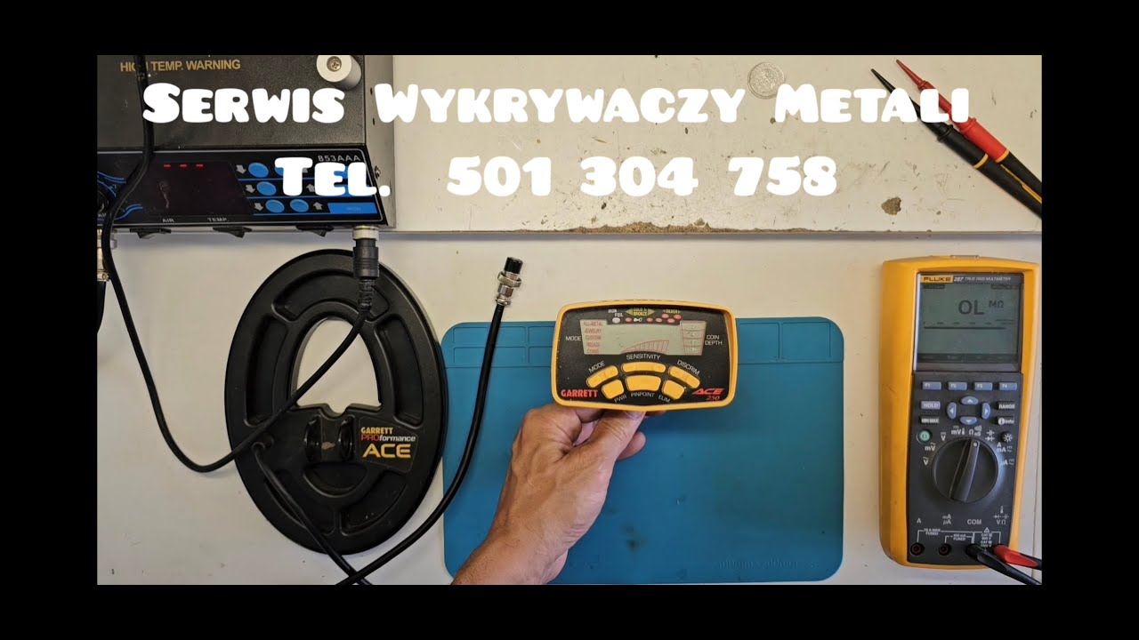 Naprawa wykrywacza GARRETT ACE 250,Repairing the GARRETT ACE 250 Detector,Reparatur des GARRETT ACE