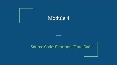 Digital Communication: 2.4 Information Theory Module 4 by Prof. Biju Balakrishnan