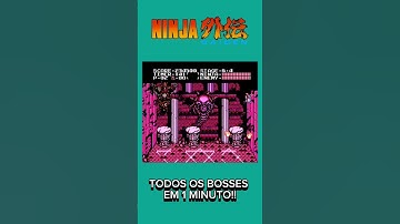 Ninja Gaiden(NES) - Todos os Bosses em 1 minuto!! #nes #retrogaming #nintendinho #ninjagaiden #viral