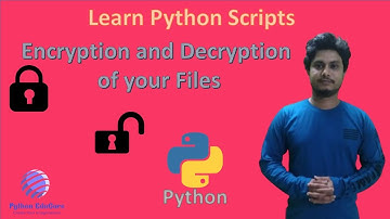 Encryption and Decryption of a file using Python