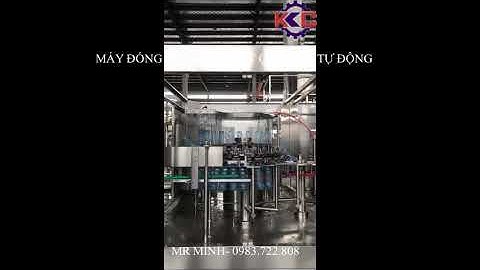 MÁY ĐÓNG CHAI KÈM MÁY CẤP CHAI TỰ ĐỘNG- GIÁ RẺ- NĂM 2022