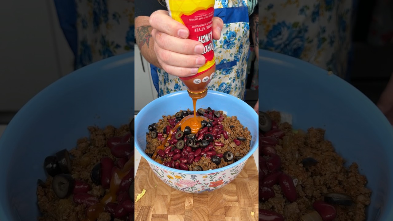 Салат из тако с чипсами Doritos с высоким содержанием белка 