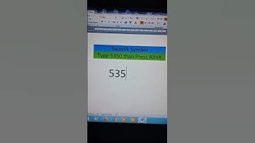 Swastik symbol shortcut in MS Word #msword #mswordtricks #computertips #computertricks #tricks