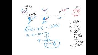 8 6 Solving Rational Equations