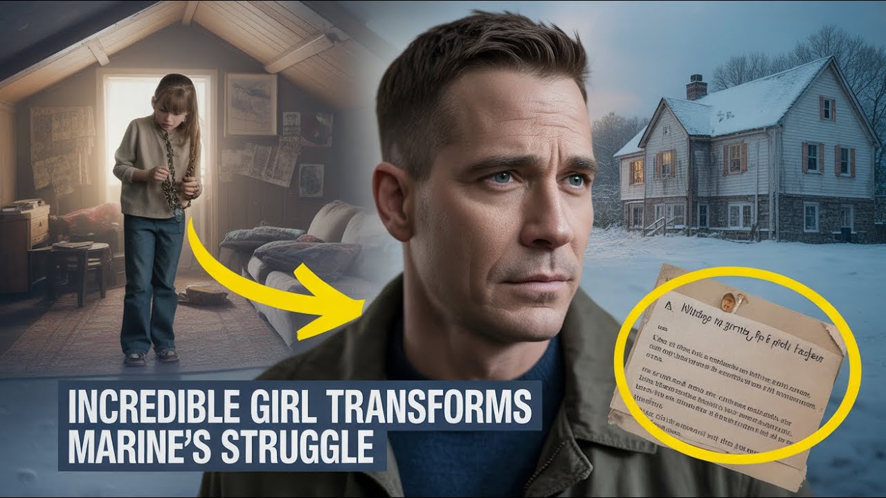 Incredible Little Girl Transforms U.S. Marine's Snowstorm Struggle with a Hidden Necklace Revela...