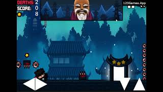 Ninja Warrior Game Gameplay & Walkthrough | Free at 123Games.App screenshot 4