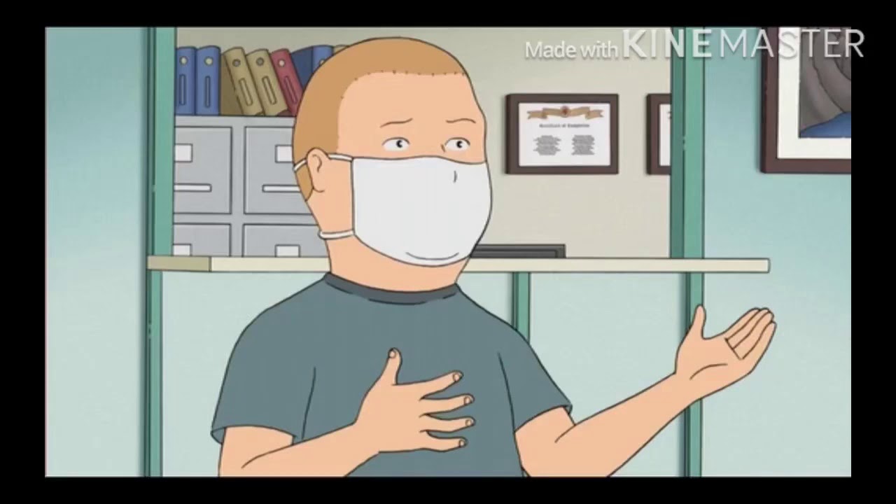 Bobby Hill with a face mask - YouTube.