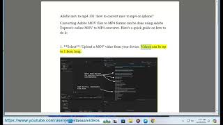 Adobe mov to mp4 101: how to convert mov to mp4 on iphone?