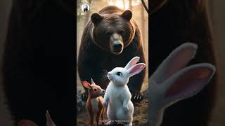 खरगोश और हिरण  Story | The White Rabbit’s Silent Courage | Rabbit And Deer Story #rabbit screenshot 5
