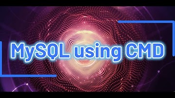 Establishing connections with MySql using CMD