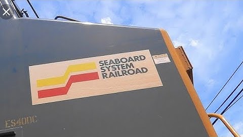 CSXT5461 CSX3058 Leading Seaboard System Sticker Unit