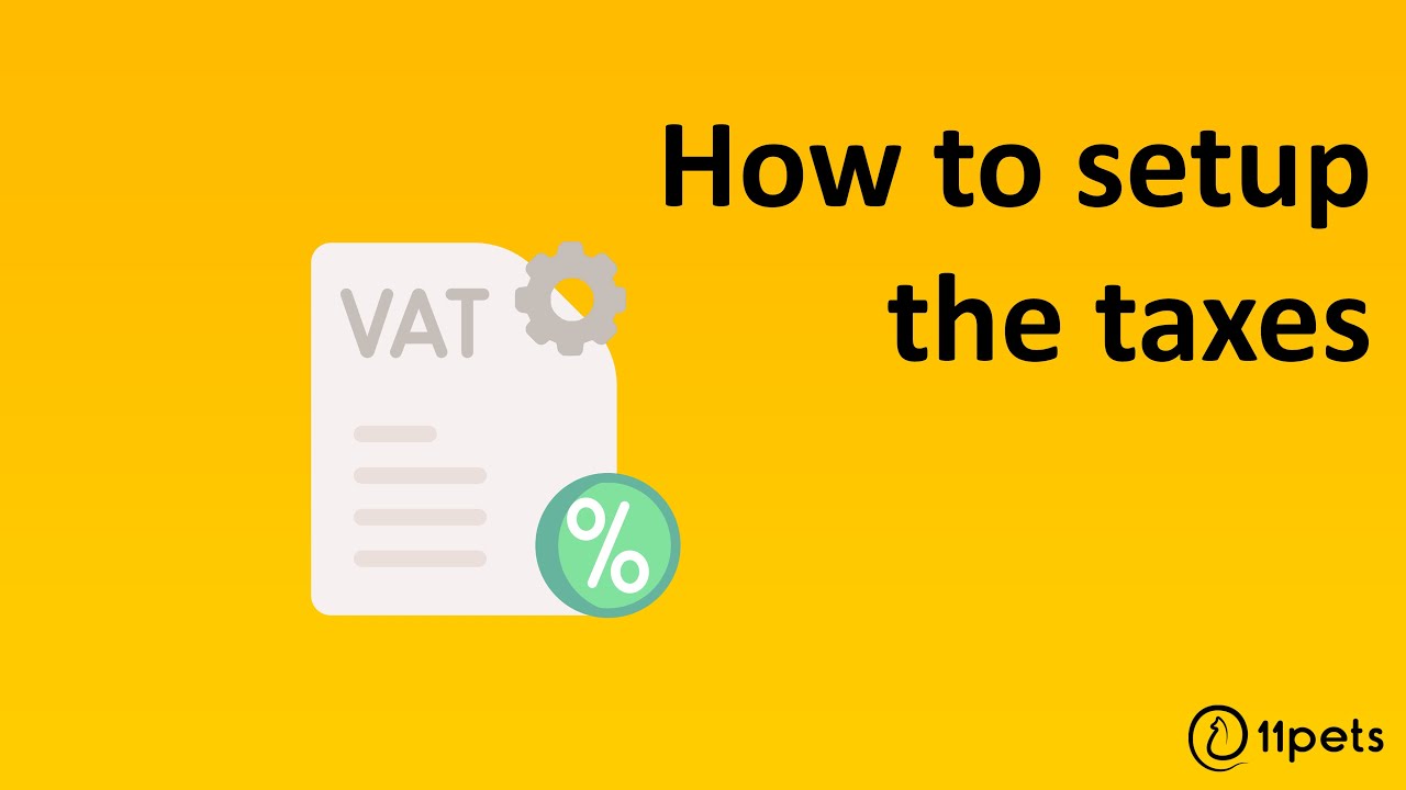 Tax configuration for your invoicing with 11pets Groomer YouTube