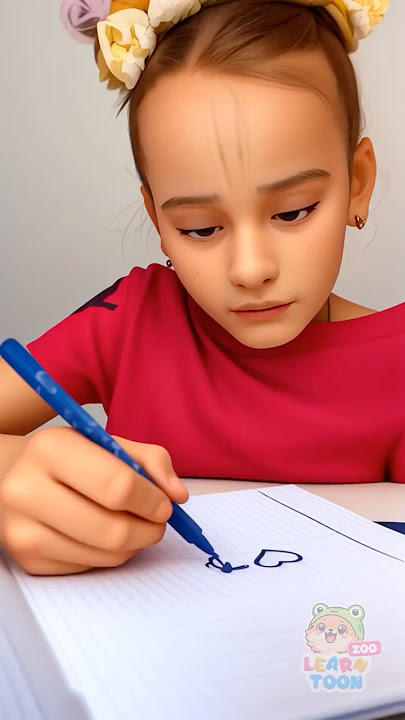 Hold Your Pencil LIKE A PRO with This Easy Trick! ✏️ ✋ #kidslearning #funforkids #diyforkids