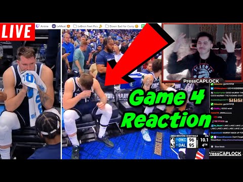 Dallas Mavericks vs OKC Thunder Game 4 Reaction | Reacting to Oklahoma City Thunder vs Mavs (Game 4)