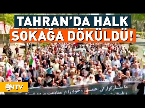 İsrail Saldırısı Ardından İran'da Halk Sokağa Döküldü! | NTV