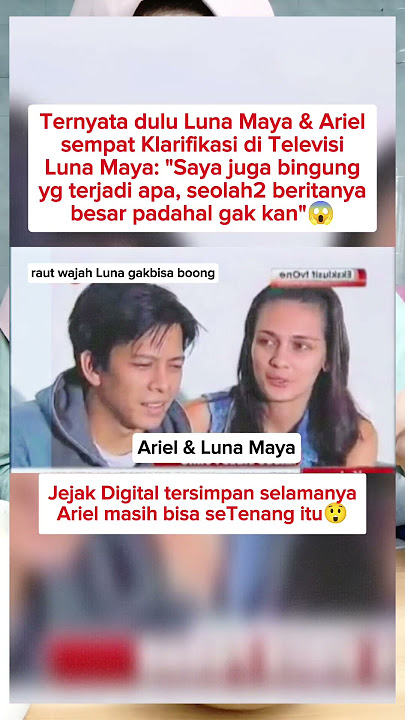 Luna Maya & Ariel malah bingung #shorts #ariel #arielnoahterbaru #lunamayayaterbaru #artist #fyp