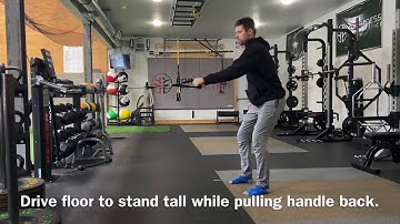 One Arm Cable Row with Hip Hinge
