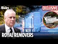 Removal vans arrive at Royal Lodge ahead of shamed Andrew’s eviction after renovations to exile pad