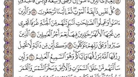 سورة العنكبوت الشيخ ياسر الدوسري صفحة ٤٠٣