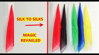 تعلم العاب الخفة ... Magic Tricks Revealed - SILK TO SILKS