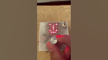 Pong with arduino and 8x8 led matrix code included