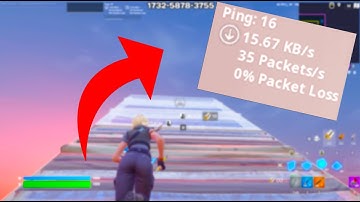 Fortnite 200 PING VS 0 PING