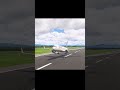 BOEING LUFTHANSA 737 MAX DEPARTING LJUBLJANA AIRPORT/FRONT LEFT SIDE VIEW/SHORTS