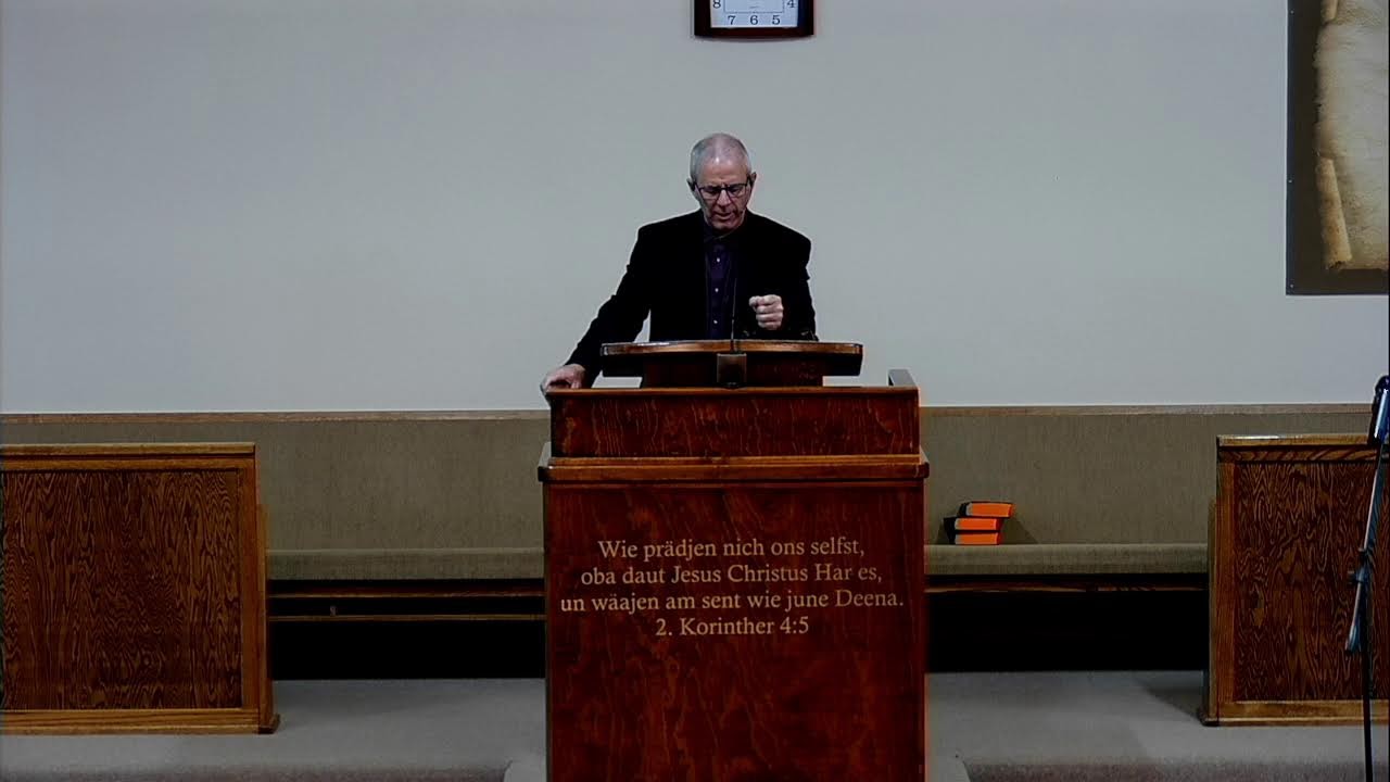 Ält.John Hiebert, Der Christ und die Welt.