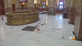 Man Arrested In State Capitol Vandalism Expected In Court
