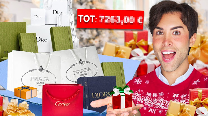 APRO I MIEI REGALI DI NATALE EXTRA LUSSO | GIANMARCO ZAGATO