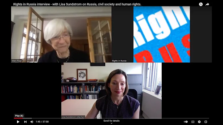 Rights in Russia interview - with Lisa Sundstrom o...
