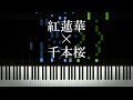 紅蓮華と千本桜を合体させてみた (Piano Cover)