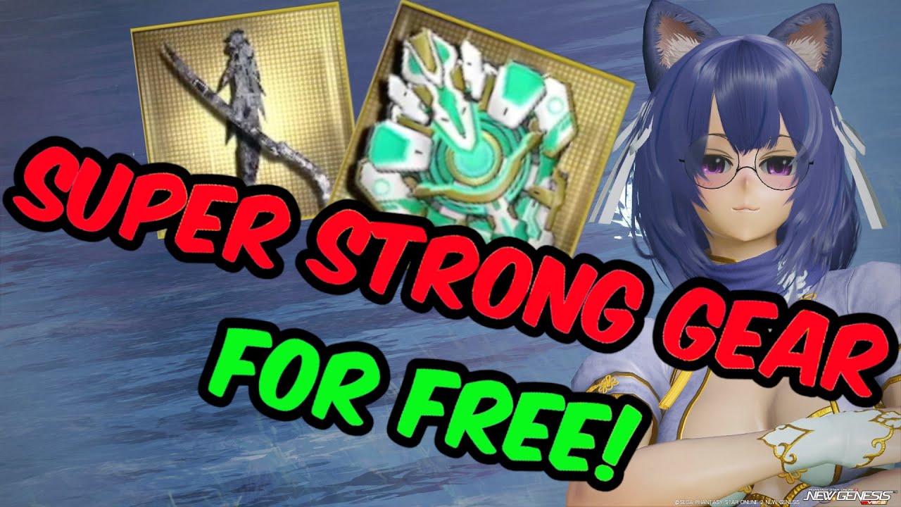 [PSO2:NGS] Бесплатное снаряжение просто безумие!