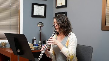 Rubank Oboe Method p. 19 duet by Brod