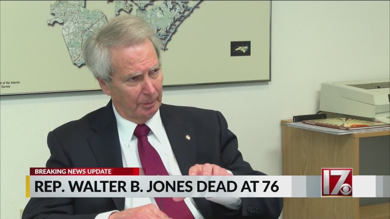 NC Congressman Walter B. Jones dies YouTube