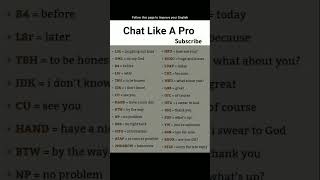 Chat Like a Pro: 25 Must‑Know English Slang & Texting Abbreviations for Instant Messaging #english