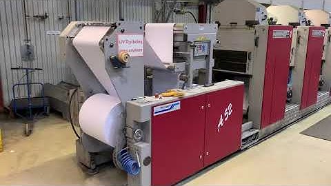 Muller Martini A52 8 Colour Wet Offset Press