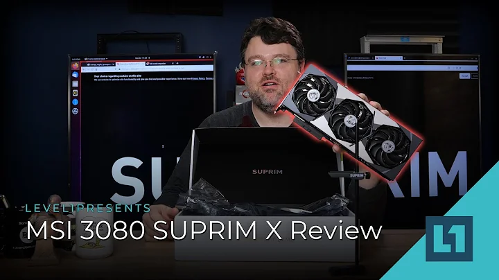 MSI 3080 슈프림 X: 최신 GPU 언박싱!