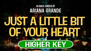 Just a Little Bit Of Your Heart (Karaoke Higher Key) - Ariana Grande
Enjoy singing along with this Karaoke Version of Just a Little Bit Of Your Heart as made famous by Ariana Grande. (Higher Key Version)
Just a Little Bit Of Your Heart is a song originally recorded by Ariana Grande. This version of the song has been fully re-recorded and re-arranged by Miguel Galguera for www.tracksplanet.com
Dont forget to subscribe to the Tracks Planet Karaoke channel here: https://bit.ly/2rQ2YcT
Take a look at these PLAYLISTS:
* Karaoke Classics: https://www.youtube.com/playlist?list=PL1UIZrlGnk53Yr-3NiDUmbccpviyNqraz
* Karaoke World: https://www.youtube.com/playlist?list=PL1UIZrlGnk52naYZwaBN65gMJtNgdOo1M
* Karaoke Songs: https://www.youtube.com/playlist?list=PL1UIZrlGnk538JW0nhRTHkZYIpp8XLP7U
* Karaoke Lyrics: https://www.youtube.com/playlist?list=PL1UIZrlGnk52u2itplYWioHdLFyYEdFfz
* Lower Key Karaokes: https://www.youtube.com/playlist?list=PL1UIZrlGnk51UpUgnxxbB87UlLKPwhPrF
* Higher Key Karaokes: https://www.youtube.com/playlist?list=PL1UIZrlGnk533enr3Y-xF6p8FS19Zwb1u
Tracks Planet Karaoke is a YouTube channel dedicated to provide the best free karaoke content, from the brand new to the old classics. Here you will find everything you need to sing along with your favourite songs.
Release Notes:
· Tempo: 78 BPM
· Songwriters: P CARLSSON, JOHAN CARLSSON, HARRY STYLES
· Publishers: COPYRIGHT CONTROL, KOBALT MUSIC PUB AMERICA, MXM MUSIC AB
· Sound Recording © Tracks Planet
#tracksplanetkaraoke Just a Little Bit Of Your Heart (Karaoke Higher Key) - Ariana Grande