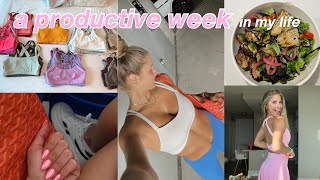 productive week in my life! microneedling again + new nails, orangetheory chat, healthy meals!