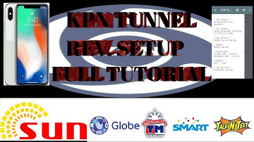 KPN TUNNEL REV. SETUP FULL TUTORIAL (MAKE YOUR OWN ACCOUNT)