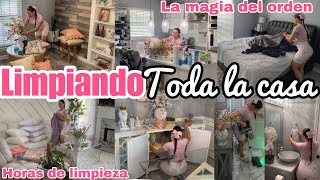 ✨MOTIVACIÓN! LIMPIA TODA LA CASA! Baños Sala Cocina Comedor Dormitorios MARATON 1 HORA ORGANIZACIÓN