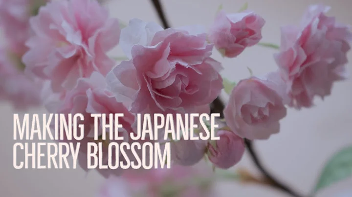Making the Japanese Cherry Blossom flower