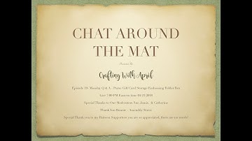 Crafting with April- Gift/storage/embossing folder box Assembly