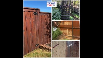 Fence Building Fence Staining Deck Staining Haslet TX #deckstaining #fencestainingnearme