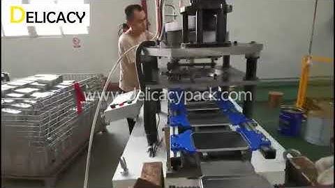 4L rectangular can lid curling lining curing machine