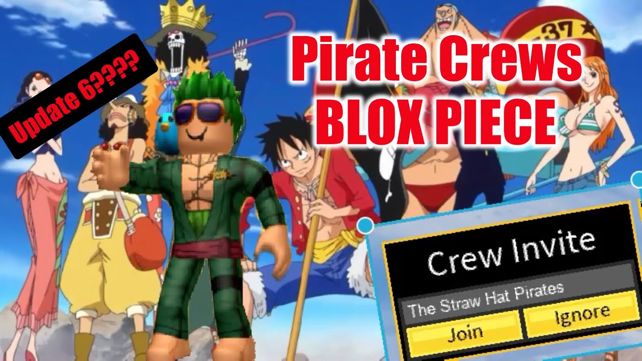 Blox Piece Update 6 Pirate Crews Code Youtube - roblox logo links blox piece